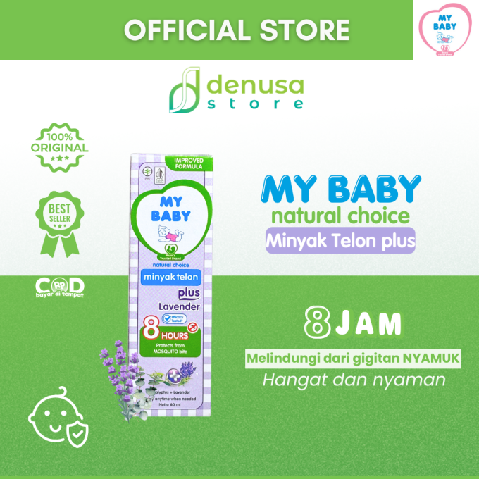 MY BABY Minyak Telon Plus Lavender 8 Jam 60 ml