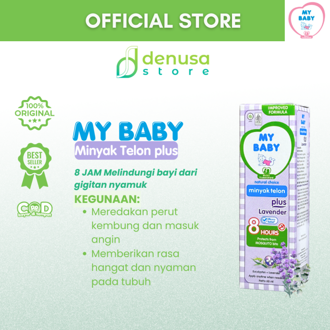 MY BABY Minyak Telon Plus Lavender 8 Jam 60 ml