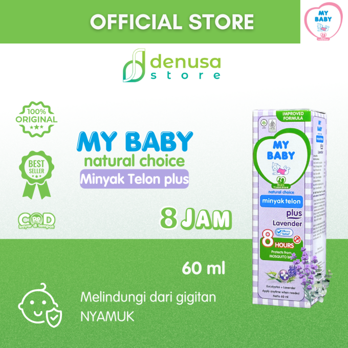 MY BABY Minyak Telon Plus Lavender 8 Jam 60 ml