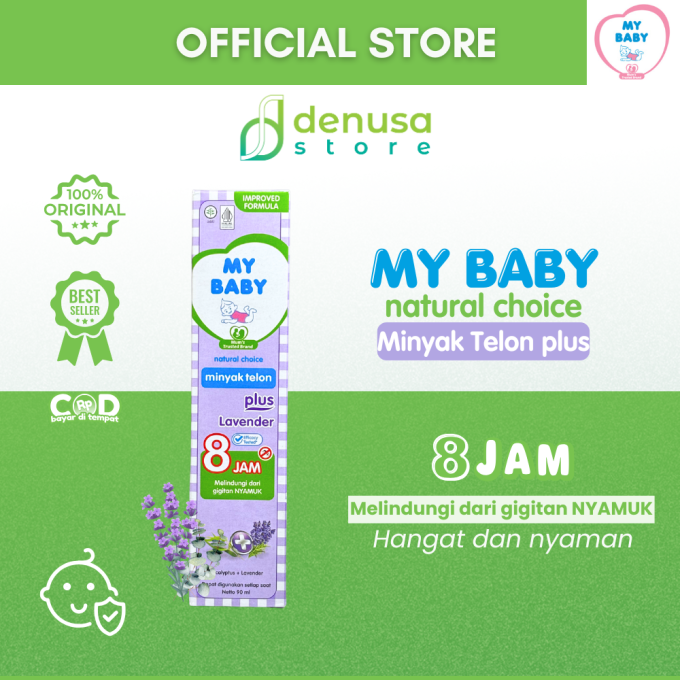 MY BABY Minyak Telon Plus Lavender 8 Jam 90 ml