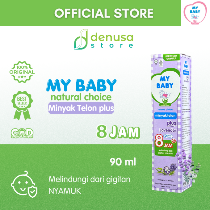 MY BABY Minyak Telon Plus Lavender 8 Jam 90 ml