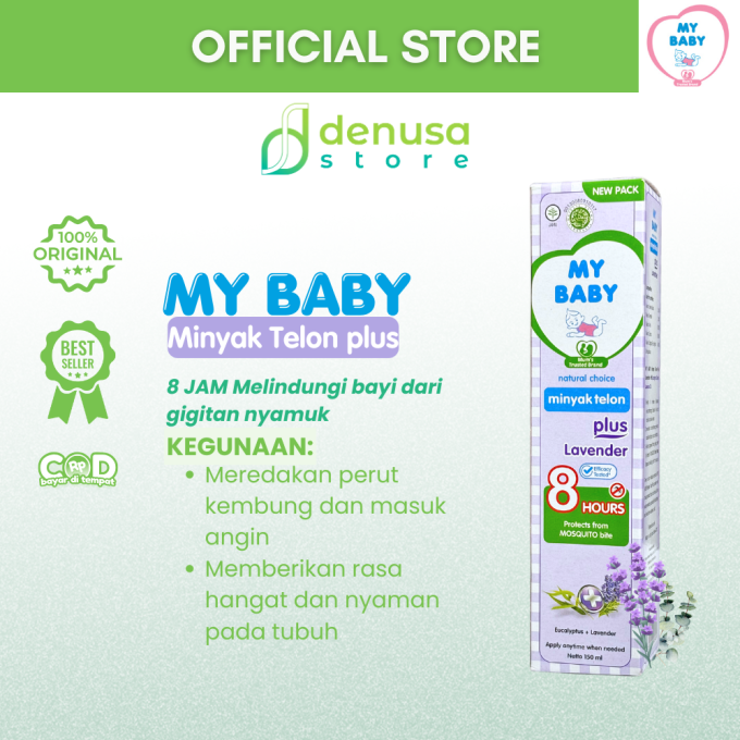 MY BABY Minyak Telon Plus Lavender 8 Jam 150 ml