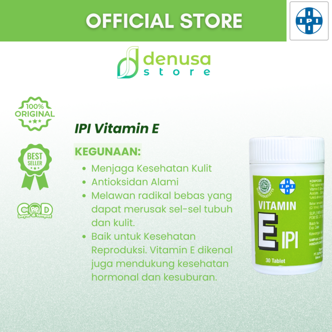 IPI Vitamin E 30 Tablet