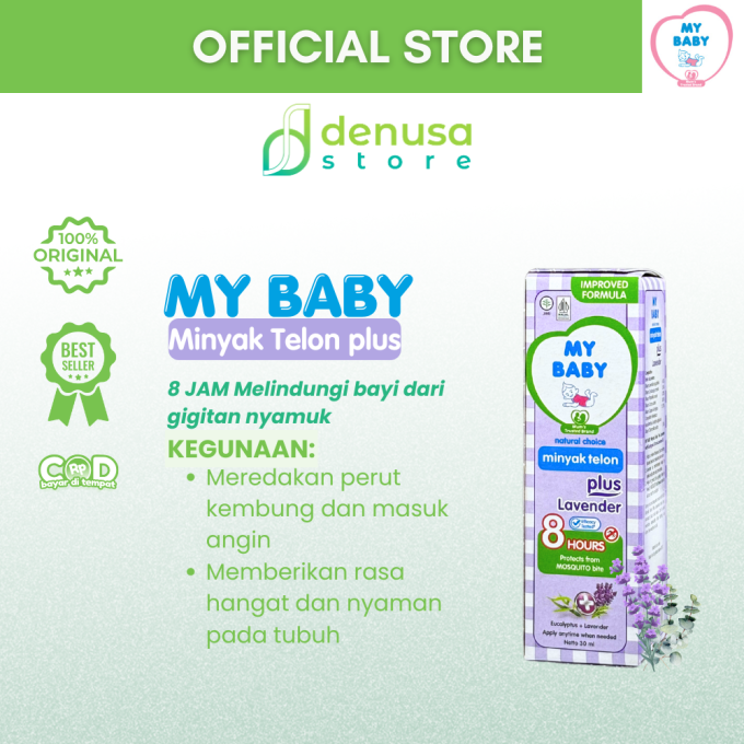 MY BABY Minyak Telon Plus Lavender 8 Jam 30 ml