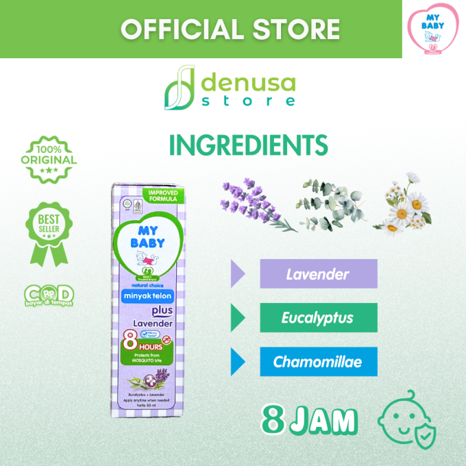MY BABY Minyak Telon Plus Lavender 8 Jam 30 ml