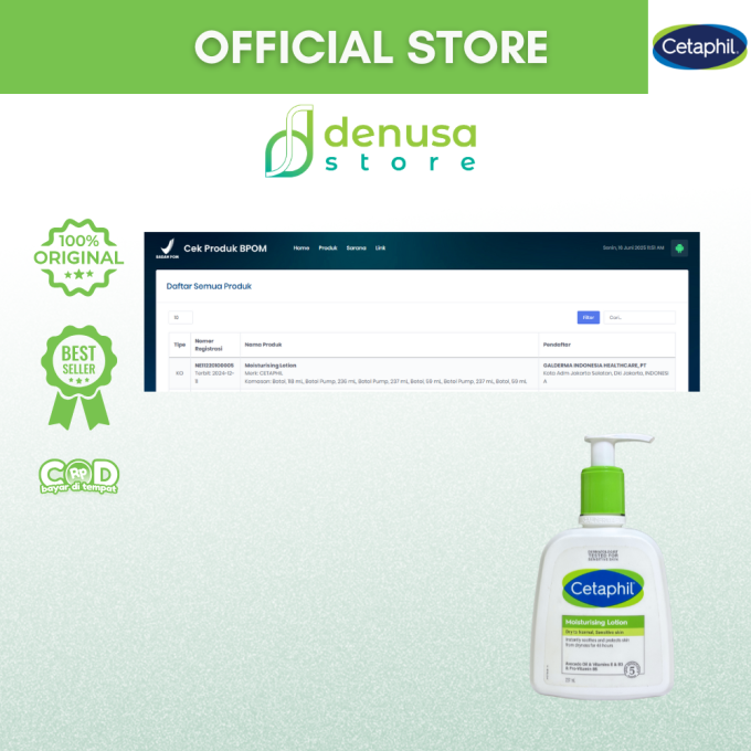CETAPHIL Moisturising Lotion Dry To Normal, Sensitive Skin 237 ml