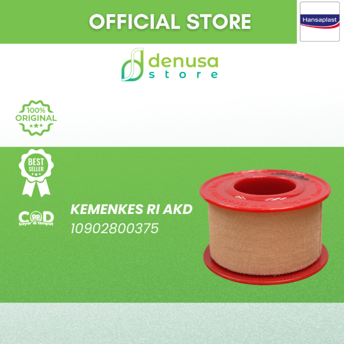 HANSAPLAST Plester Rol Kain Lentur 2.5 cm x 4.5 m