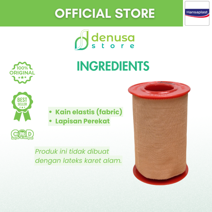 HANSAPLAST Plester Rol Kain Lentur 7.5 cm x 4.5 m