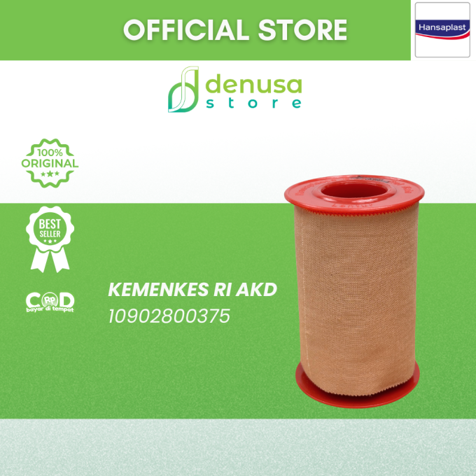 HANSAPLAST Plester Rol Kain Lentur 7.5 cm x 4.5 m