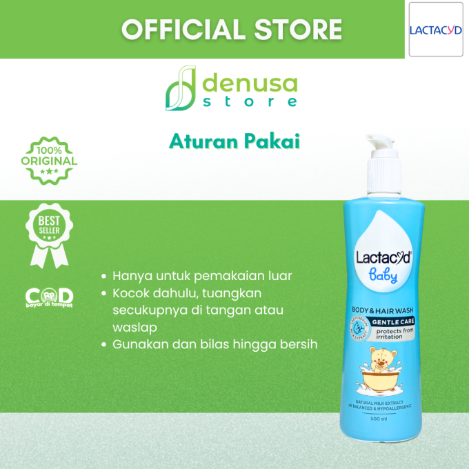 LACTACYD Baby Body n Hair Wash Gentle Care 500 ml