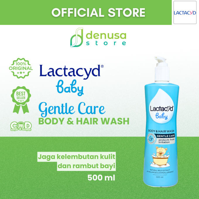 LACTACYD Baby Body n Hair Wash Gentle Care 500 ml