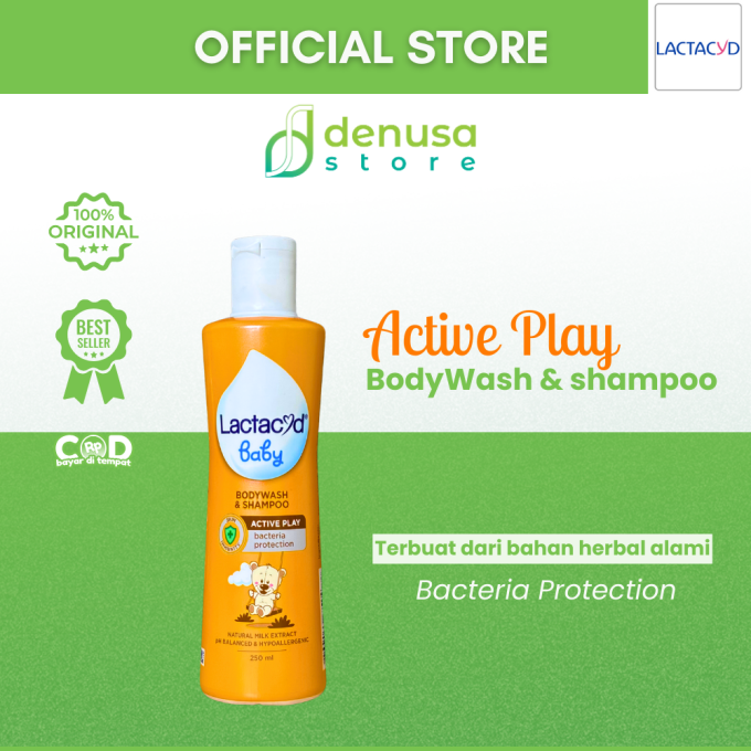 LACTACYD Baby Bodywash n Shampoo Active Play 250 ml