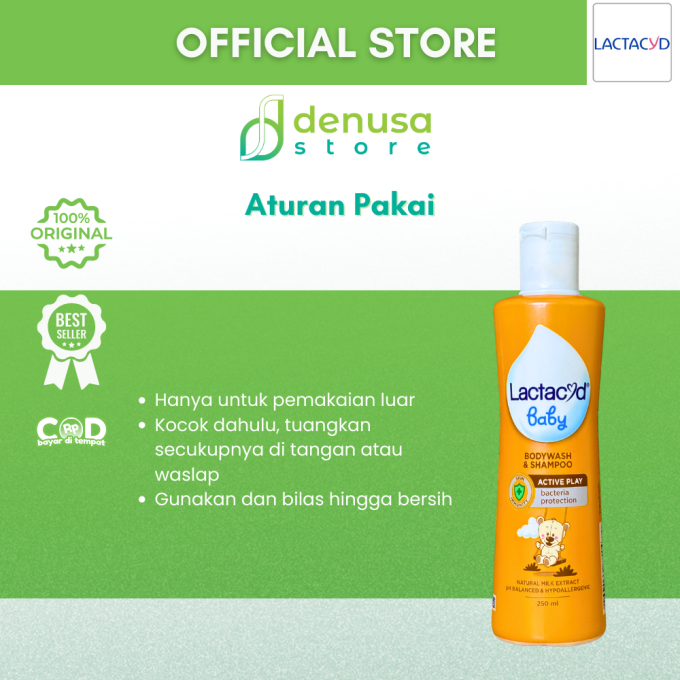 LACTACYD Baby Bodywash n Shampoo Active Play 250 ml