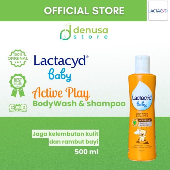 LACTACYD Baby Bodywash n Shampoo Active Play 250 ml