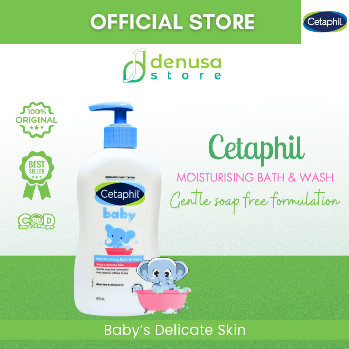 CETAPHIL Baby Moisturising Bath n Wash Babys Delicate Skin 400 ml