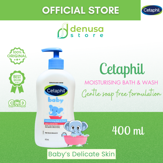 CETAPHIL Baby Moisturising Bath n Wash Babys Delicate Skin 400 ml