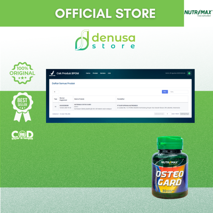 NUTRIMAX Osteogard 30 Tablet Salut Selaput