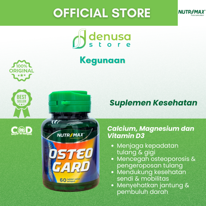 NUTRIMAX Osteogard 60 Tablet Salut Selaput