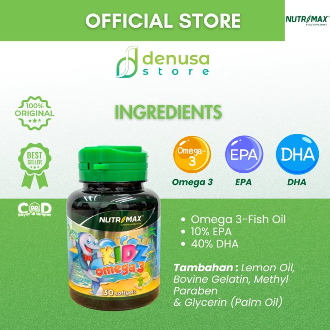 NUTRIMAX Kidz Omega3 30 Softgels