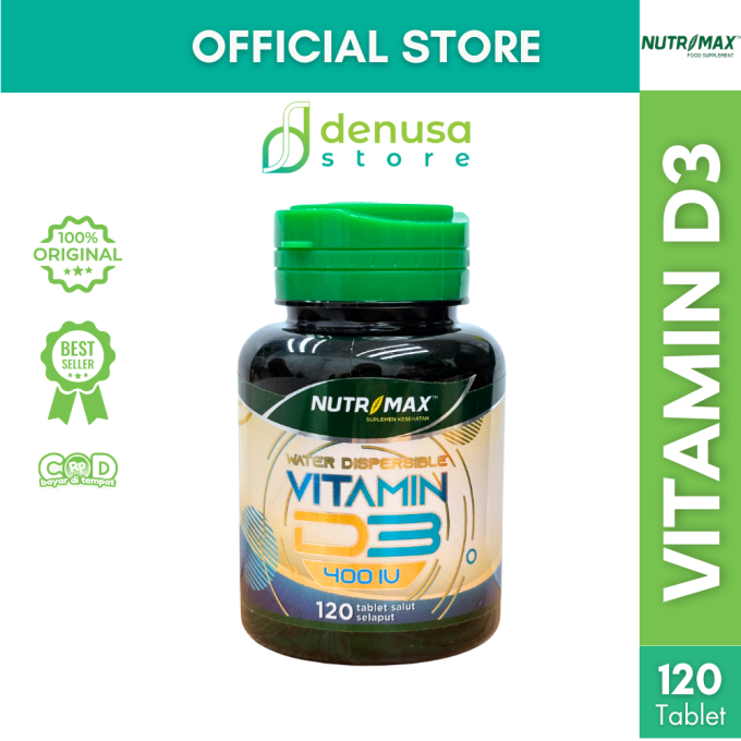 NUTRIMAX Vitamin D3 400 IU 120 Tablet Salut Selaput