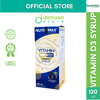 NUTRIMAX Vitamin D3 400 IU Syrup 120 ml