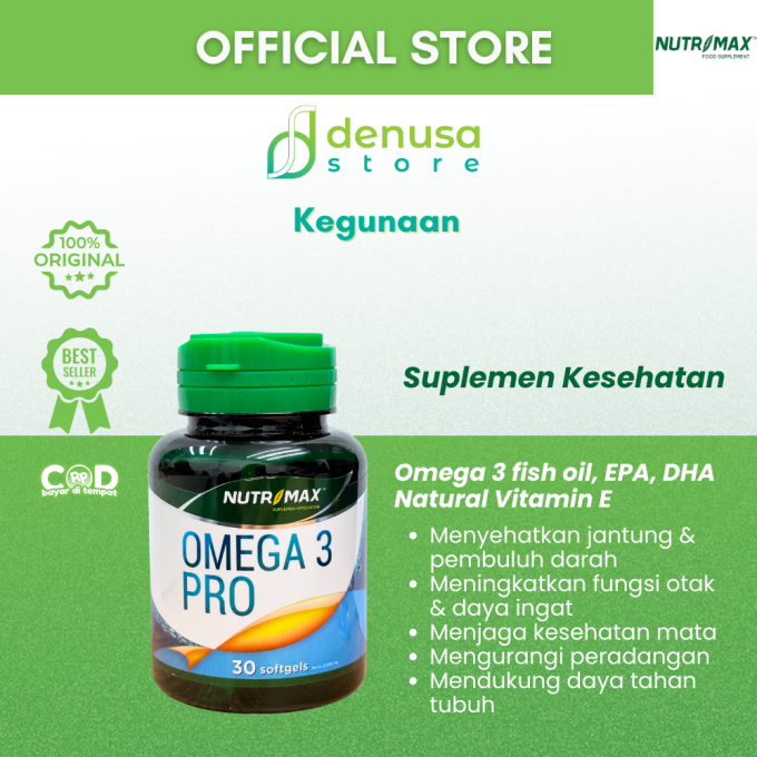 NUTRIMAX Omega 3 Pro 30 Softgels