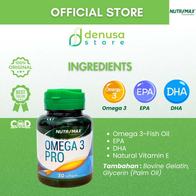 NUTRIMAX Omega 3 Pro 30 Softgels