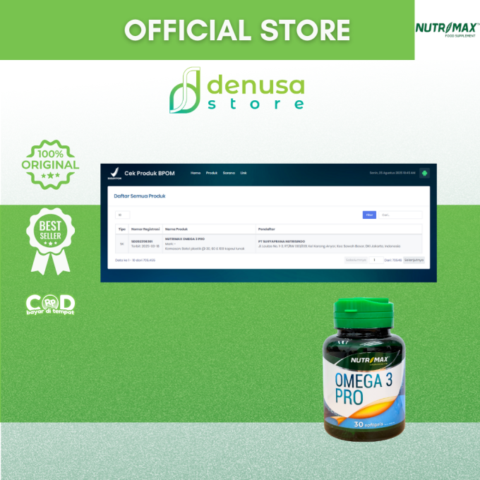 NUTRIMAX Omega 3 Pro 30 Softgels