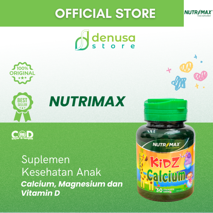 NUTRIMAX Kidz Calcium 30 Chewable Tablets