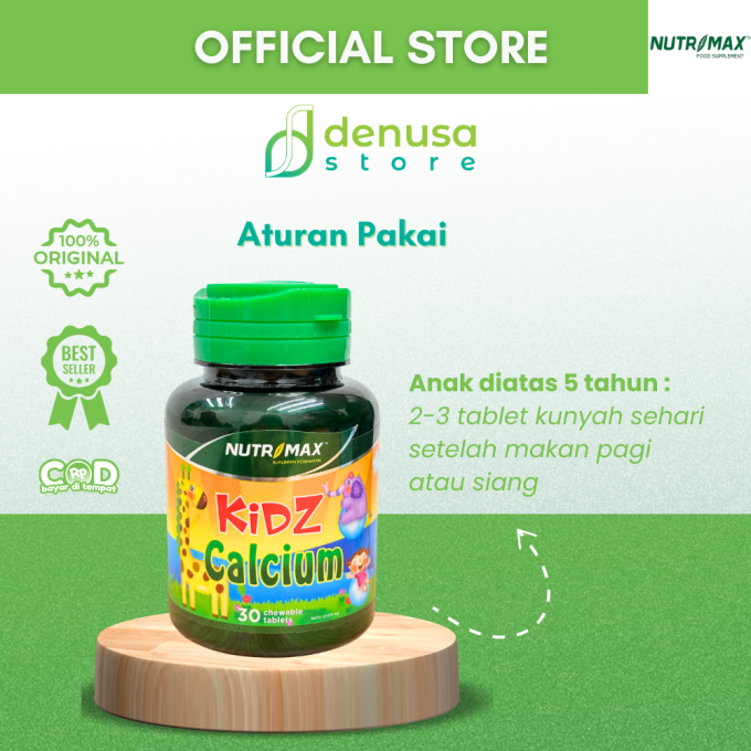 NUTRIMAX Kidz Calcium 30 Chewable Tablets