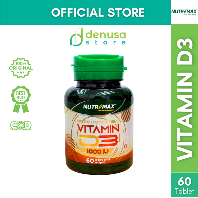 NUTRIMAX Vitamin D3 1000 IU 60 Tablet Salut Selaput