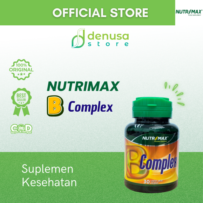 NUTRIMAX B Complex 30 Tablet Salut Selaput