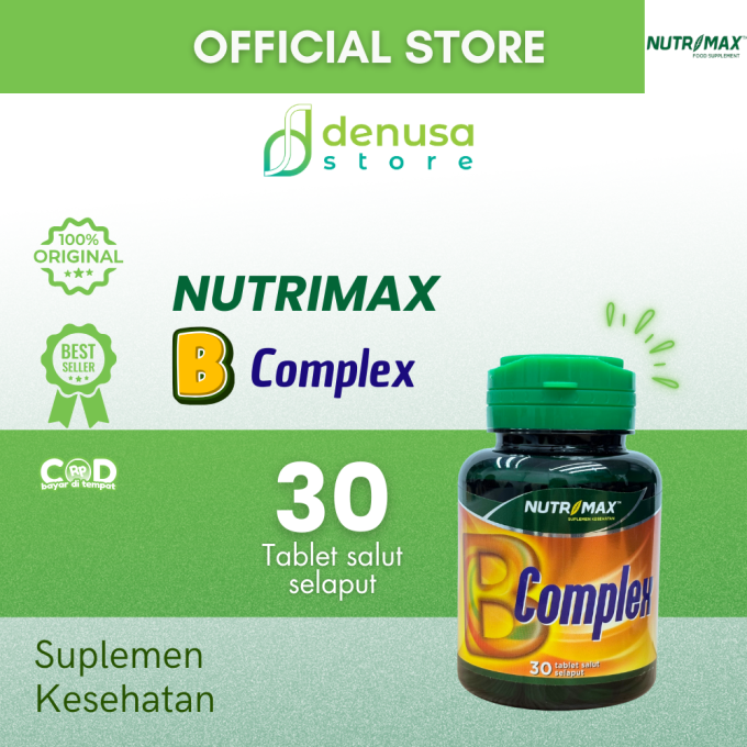NUTRIMAX B Complex 30 Tablet Salut Selaput
