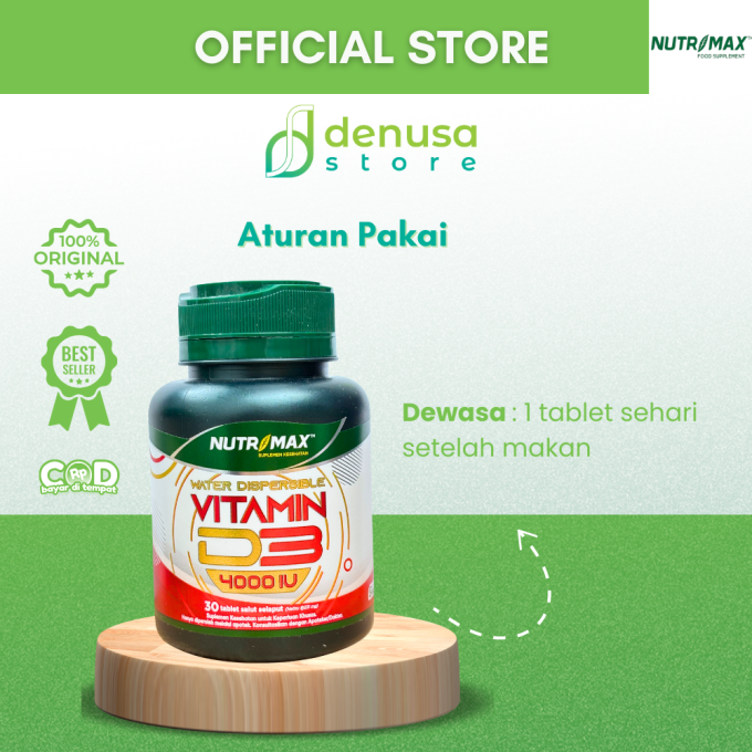 NUTRIMAX Vitamin D3 4000 IU 30 Tablet Salut Selaput