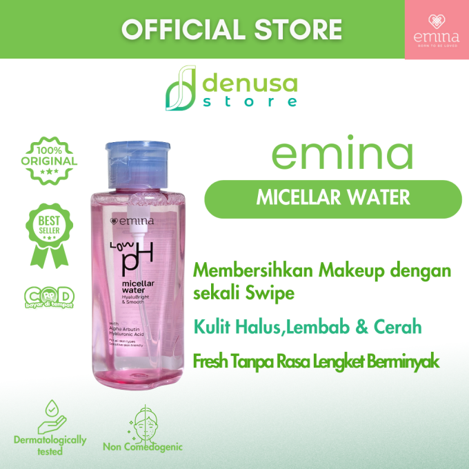 EMINA HyaluBright n Smooth Low PH Micellar Water 300 ml