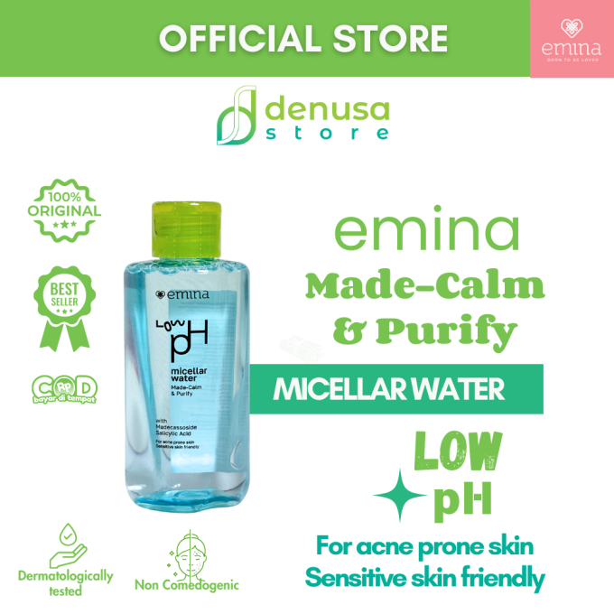EMINA Made Calm n Purify Low PH Micellar water 125 ml