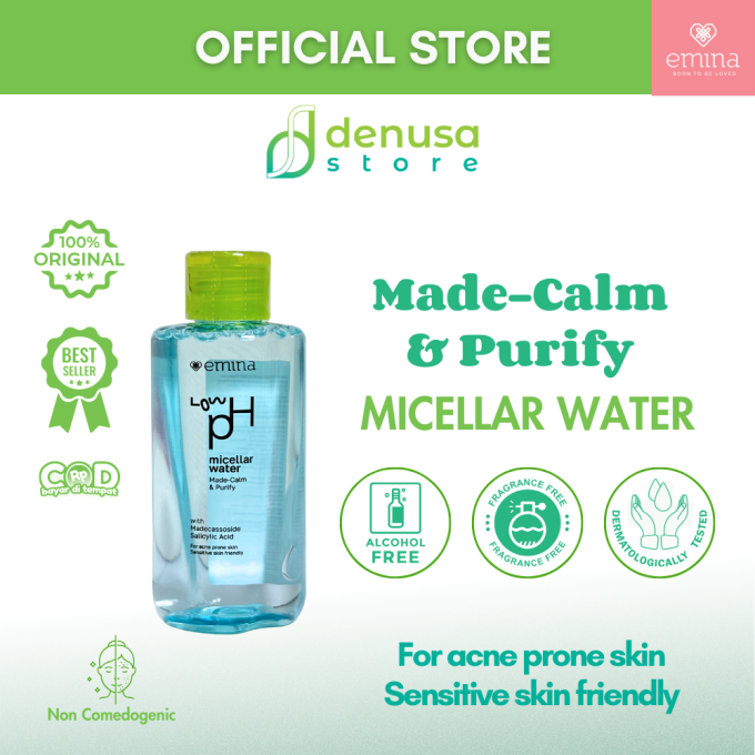 EMINA Made Calm n Purify Low PH Micellar water 125 ml