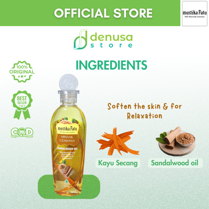 MUSTIKA RATU Minyak cendana Sandalwood Oil 175 ml