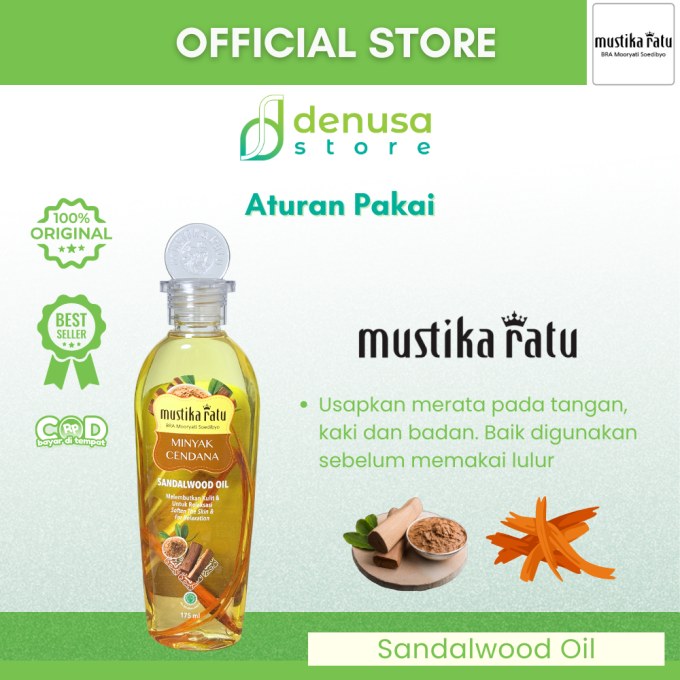 MUSTIKA RATU Minyak cendana Sandalwood Oil 175 ml