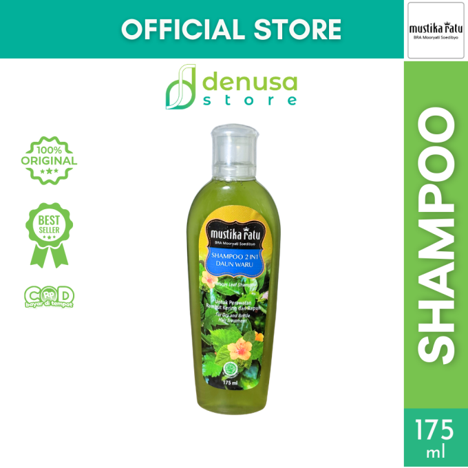 MUSTIKA RATU Shampoo 2 in 1 Daun Waru 175 ml