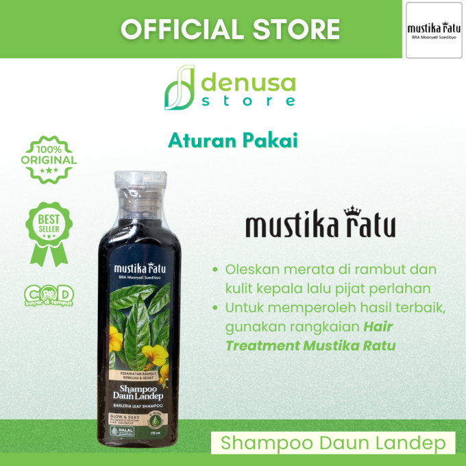 MUSTIKA RATU Shampoo Daun Landep 175 ml