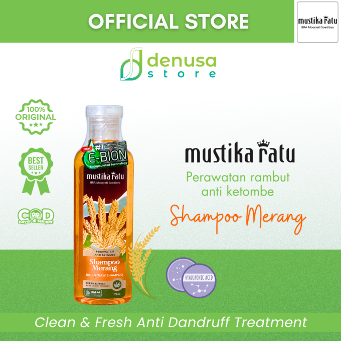 MUSTIKA RATU Shampoo Merang 175 ml