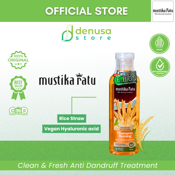 MUSTIKA RATU Shampoo Merang 175 ml