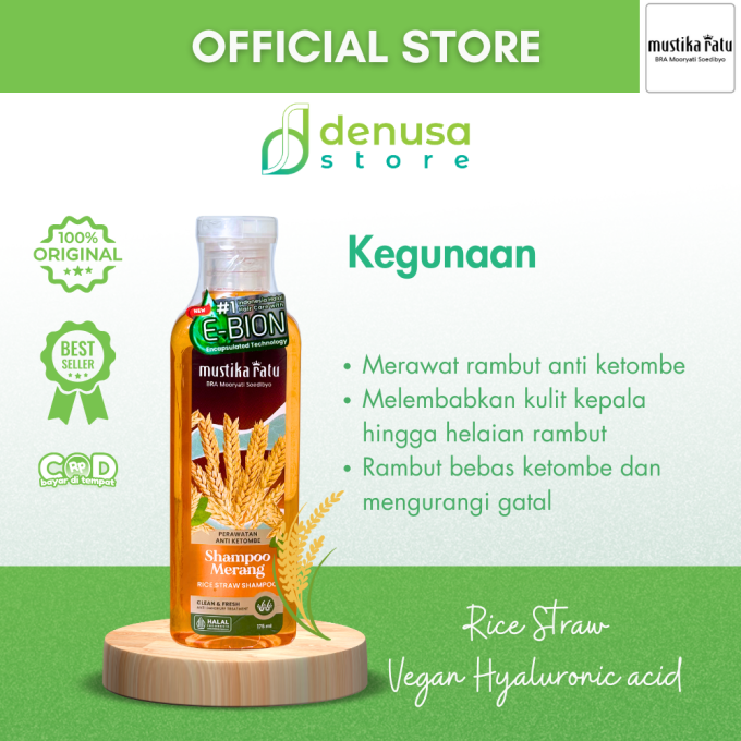 MUSTIKA RATU Shampoo Merang 175 ml