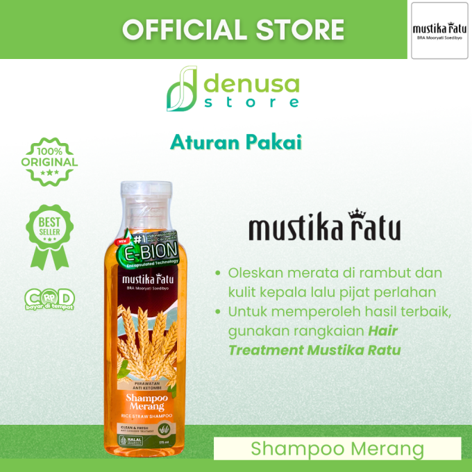 MUSTIKA RATU Shampoo Merang 175 ml