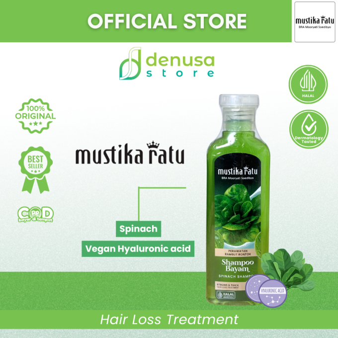 MUSTIKA RATU Shampoo Bayam 175 ml