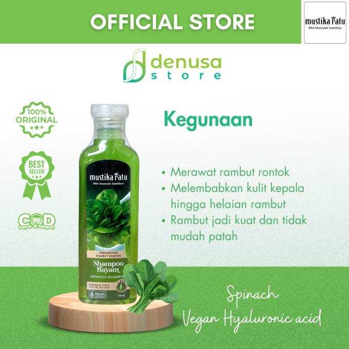MUSTIKA RATU Shampoo Bayam 175 ml
