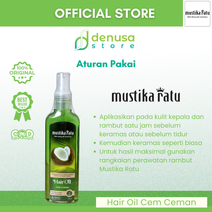 MUSTIKA RATU Hair Oil Cem Ceman 175 ml