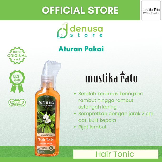 MUSTIKA RATU Hair Tonic Penyubur Rambut 175 ml