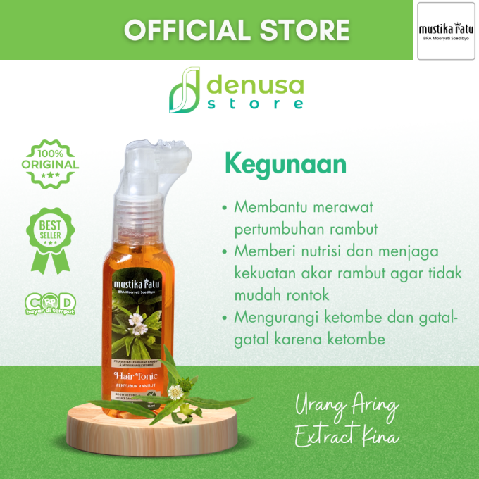 MUSTIKA RATU Hair Tonic Penyubur Rambut 75 ml